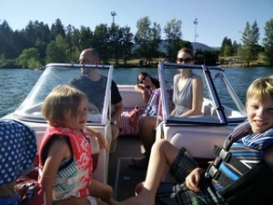 The crew embarks from the south Sandpoint boat launch
