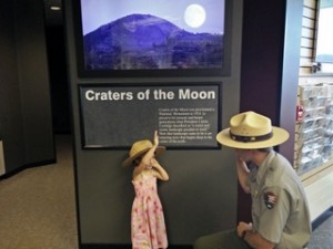 Geneveve gets her Junior Ranger badge