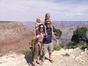 The Robinsons at the Grand Cayon