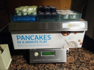 Pancakes in a minute flat, just push a button
