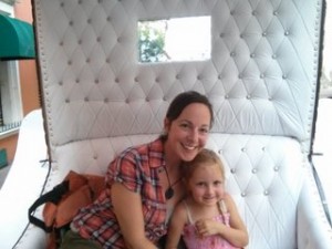 A carriage ride through the city